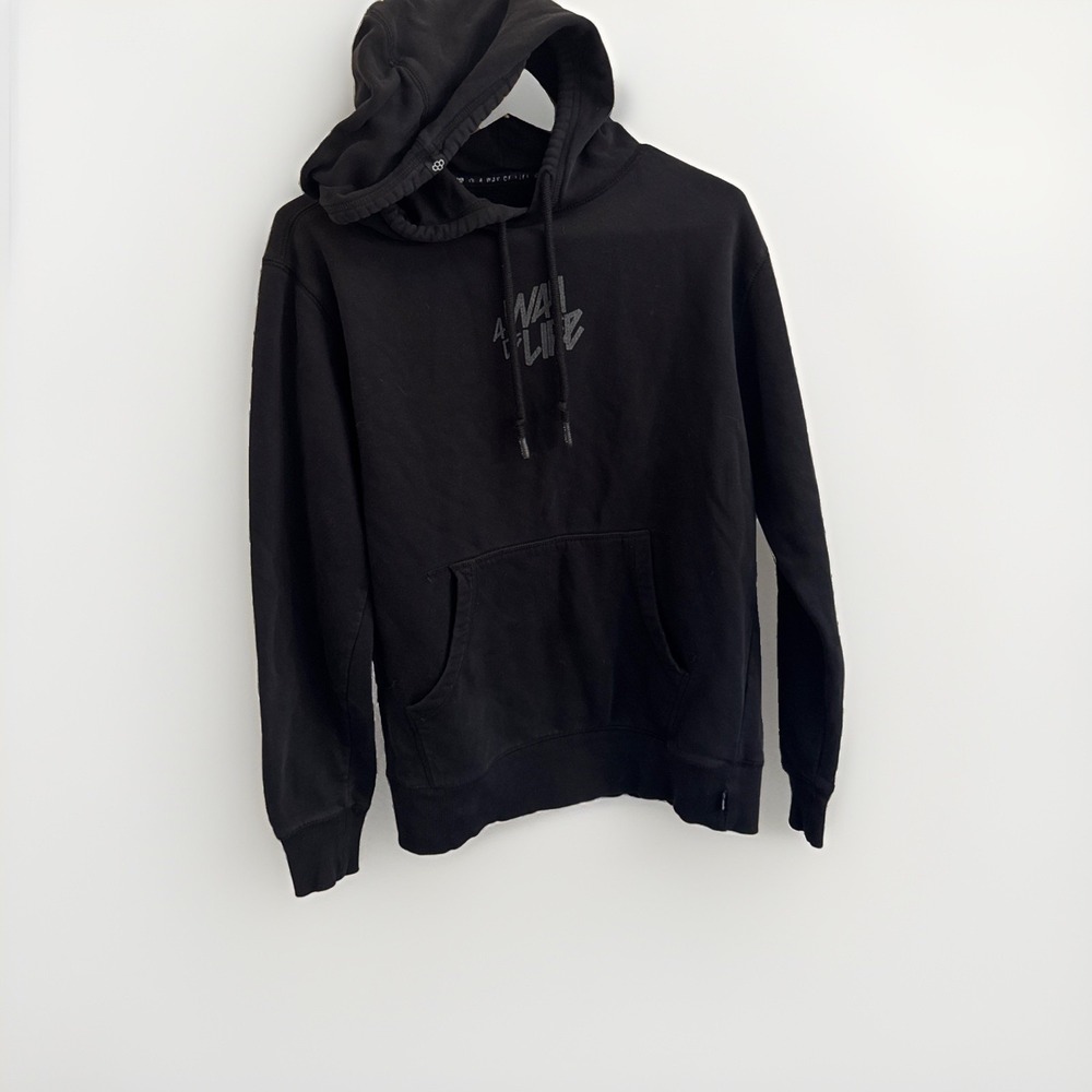 Rudis Pullover Black Hoodie Sweatshirt Wrestling Performance Fleece Men's S